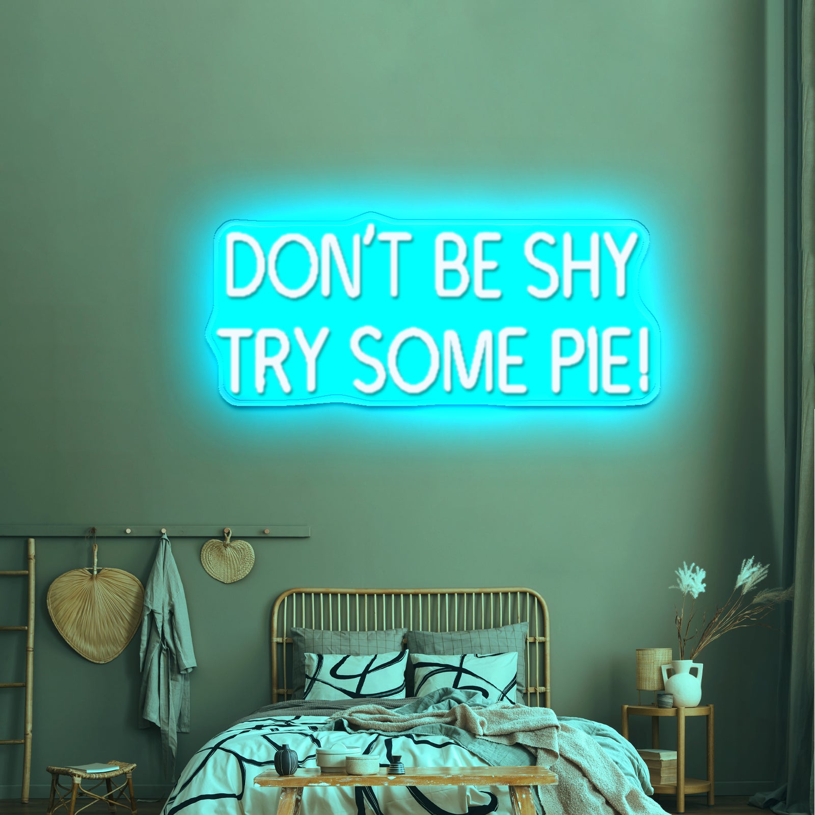 Dont Be Shy Try Some Pie Led Neon Signs