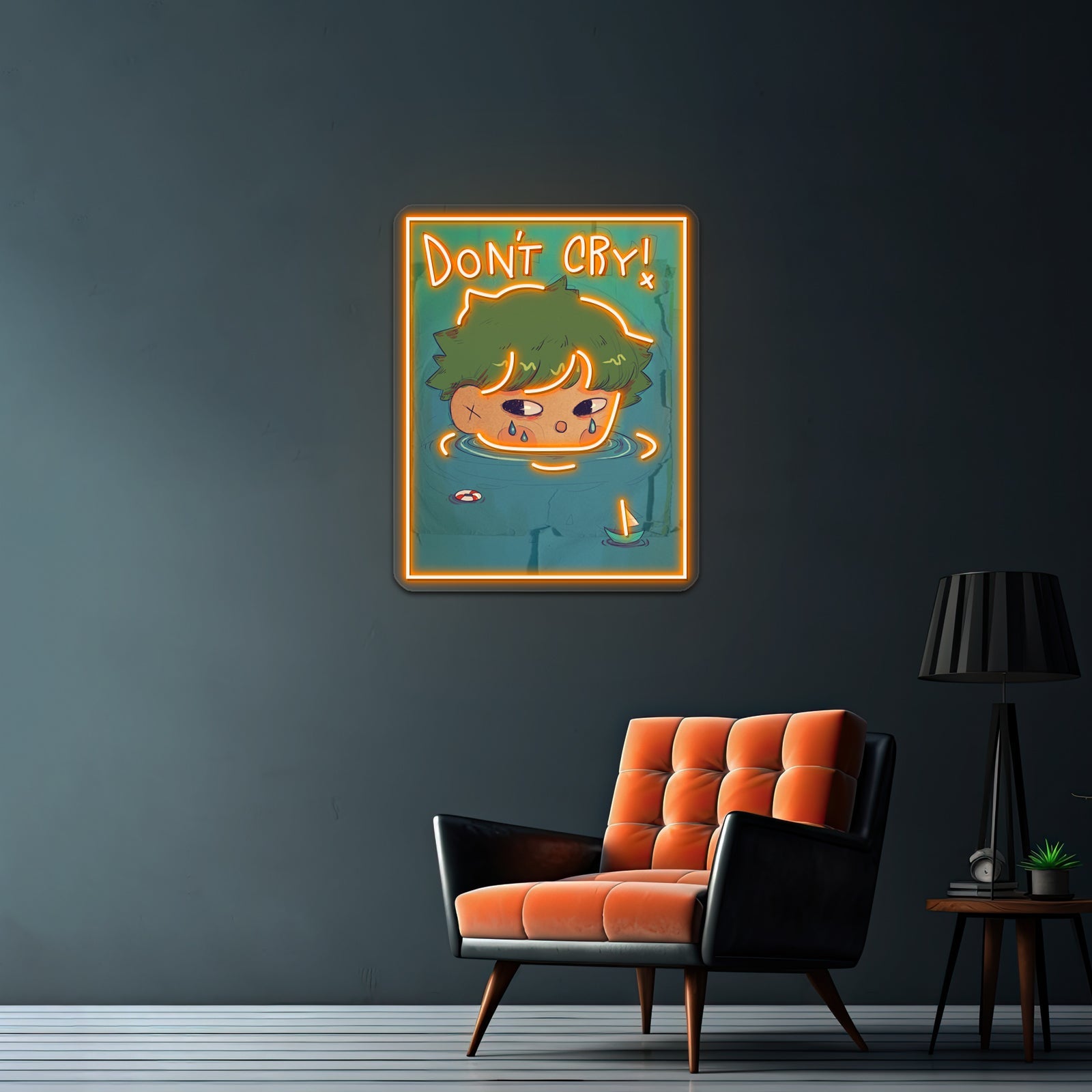 Dont Cry Artwork Affordable Custom Neon Signs - Shineneon