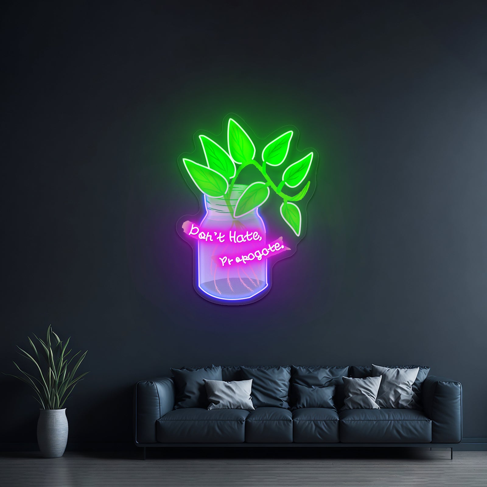 Dont Hate Propogate Neon Signs For Sale