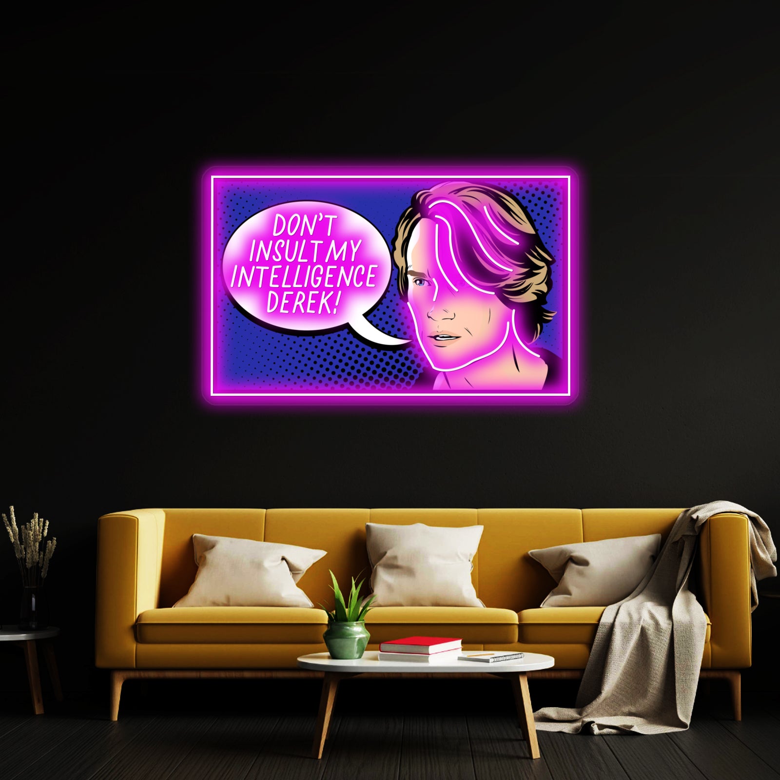 Dont Insult My Intelligence In Paradise Artwork Neon Signs | Shineneon