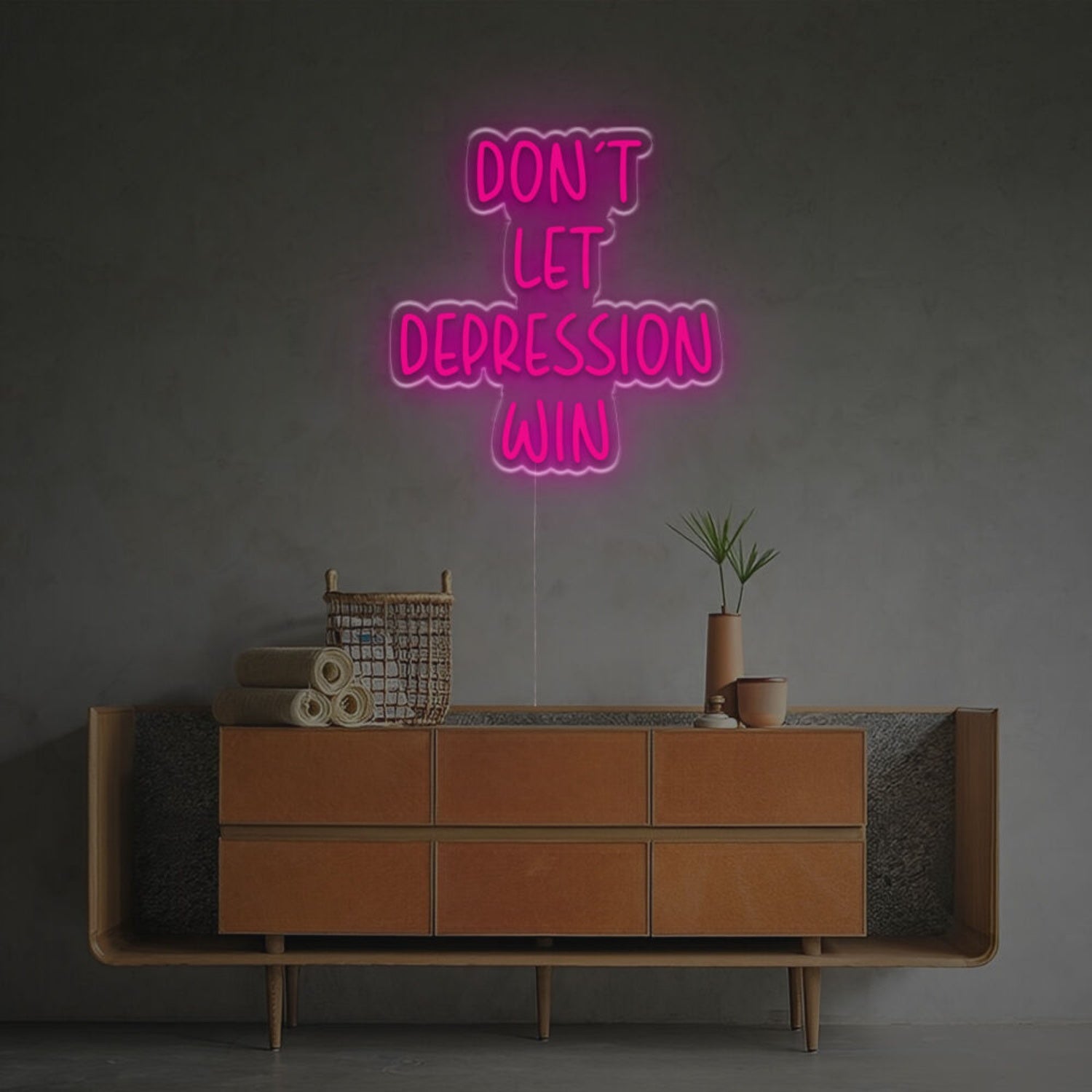 Dont Let Depression Win Led Neon Sign | Shineneon