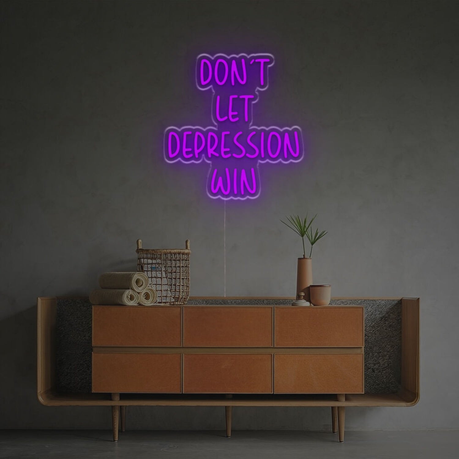 Dont Let Depression Win Led Neon Sign | Shineneon