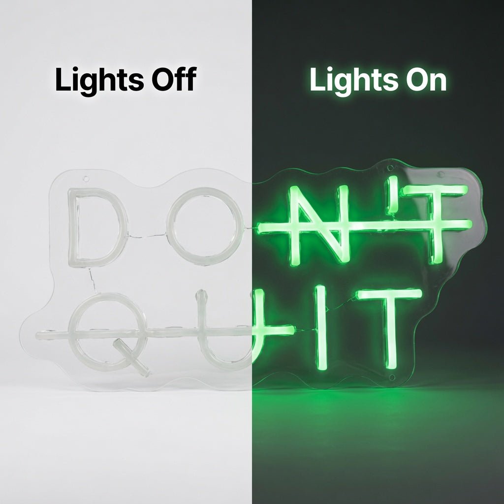 Don't Quit LED Neon Sign - Shineneon