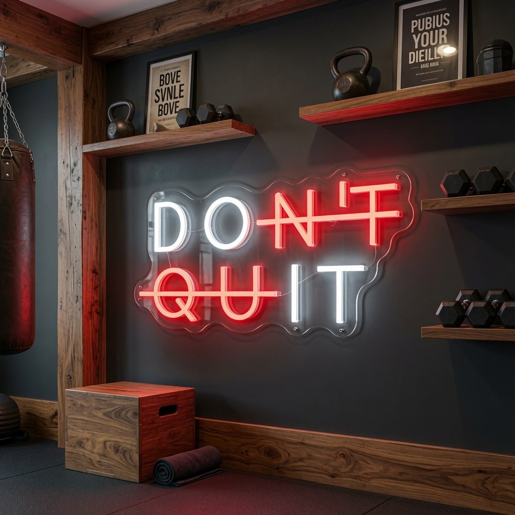 Don't Quit LED Neon Sign Home Wall Art - Shineneon