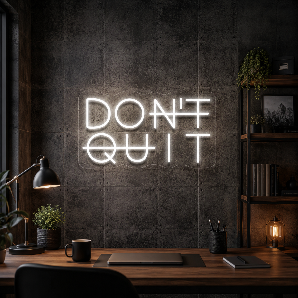 Don't Quit LED Neon Sign Wall Neon Sign - 02 High-Converting Product Image