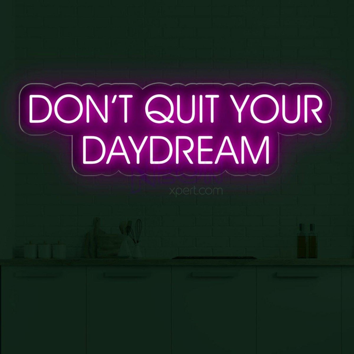 Dont Quit Your Daydream Purple Cloud Led Neon Sign For Decor | Shineneon