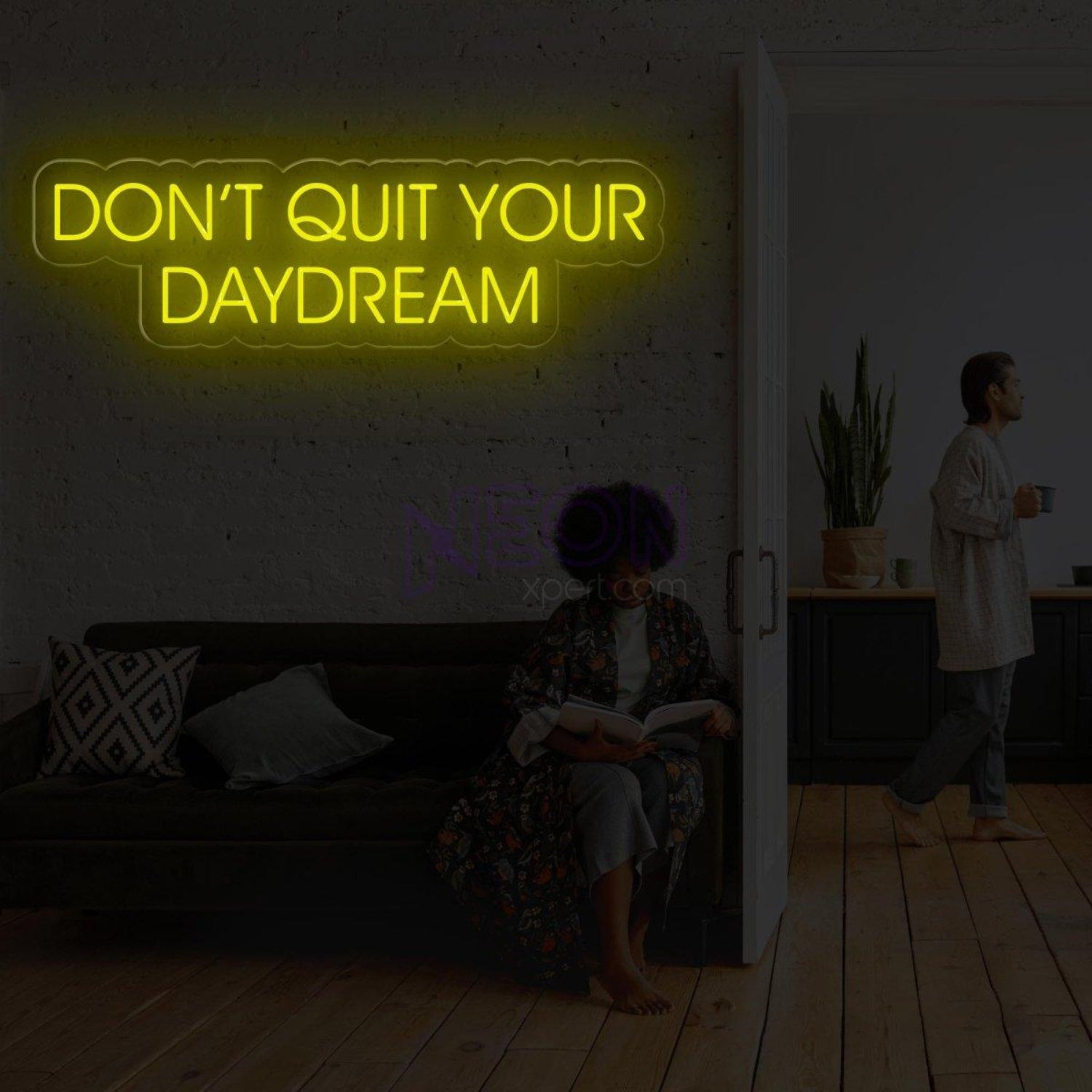 Dont Quit Your Daydream Purple Cloud Led Neon Sign For Decor | Shineneon