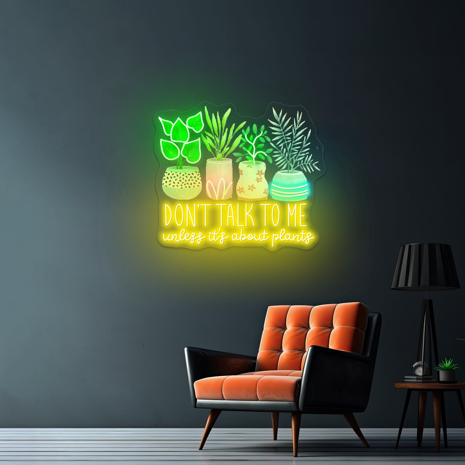Dont Talk To Me Unless Its About Plants Neon Signs For Sale