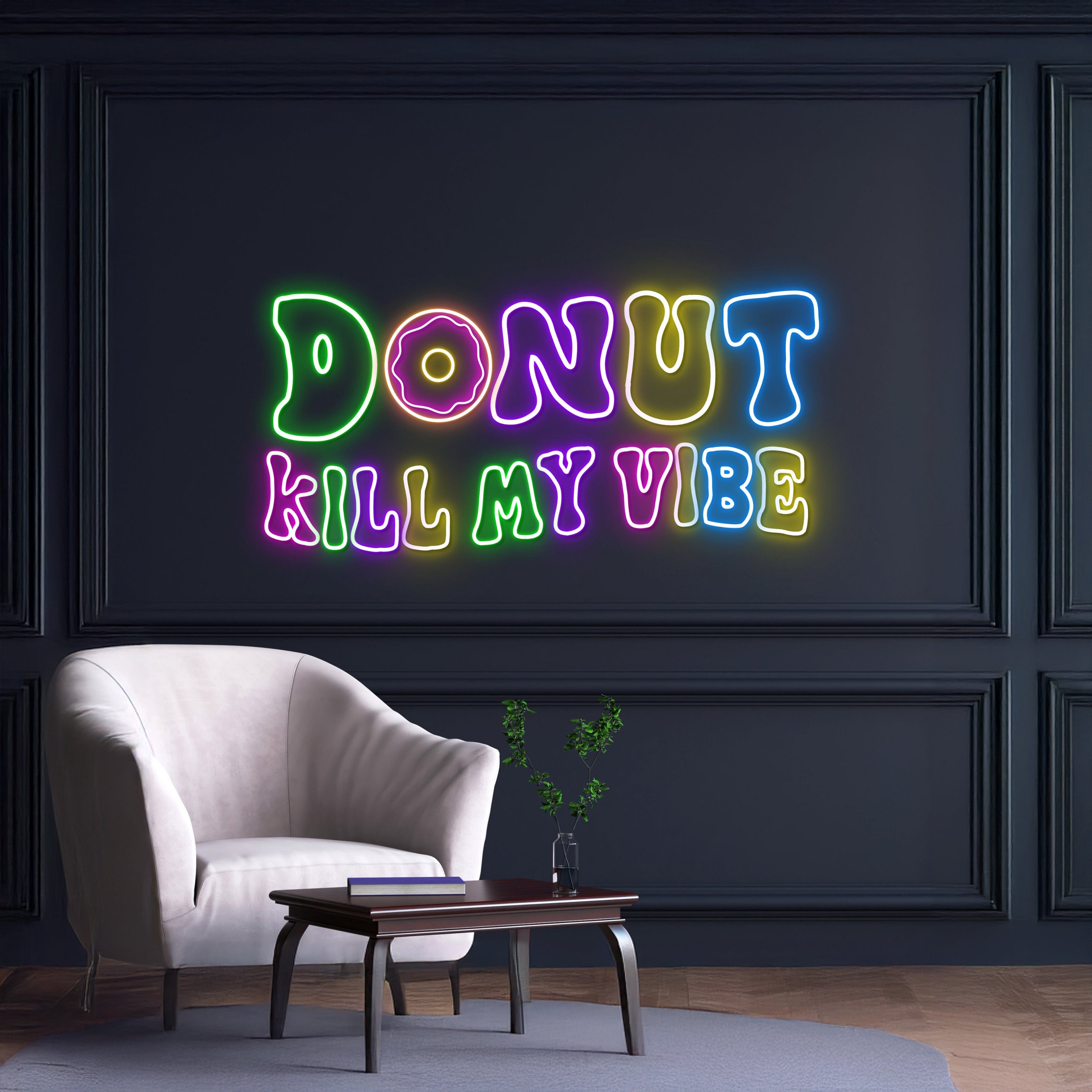 Donut Kill My Vibe Neon Light | Shineneon