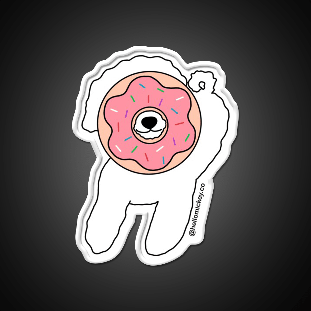 Donut Know What I D Do Without You Snack Food Led Neon Sign Rgb Color - Shineneon