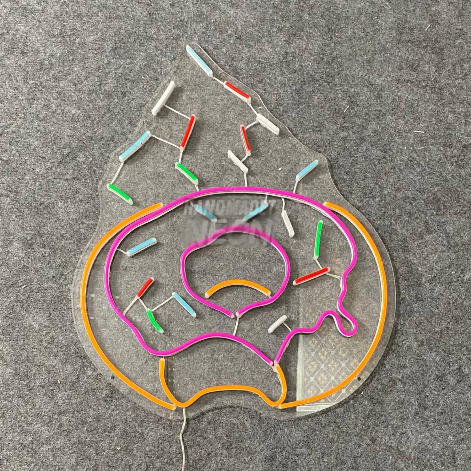 Donut Sprinkled Neon Sign Food Neon Decor | Shineneon