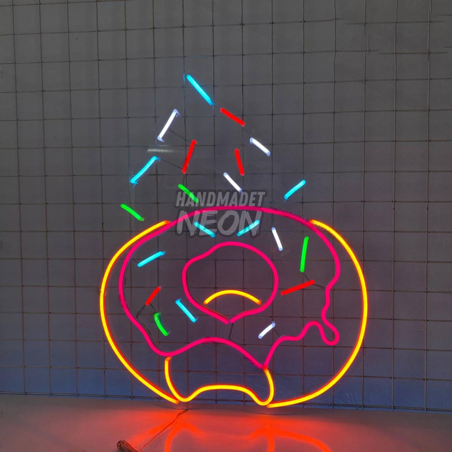 Donut Sprinkled Neon Sign Food Neon Decor | Shineneon