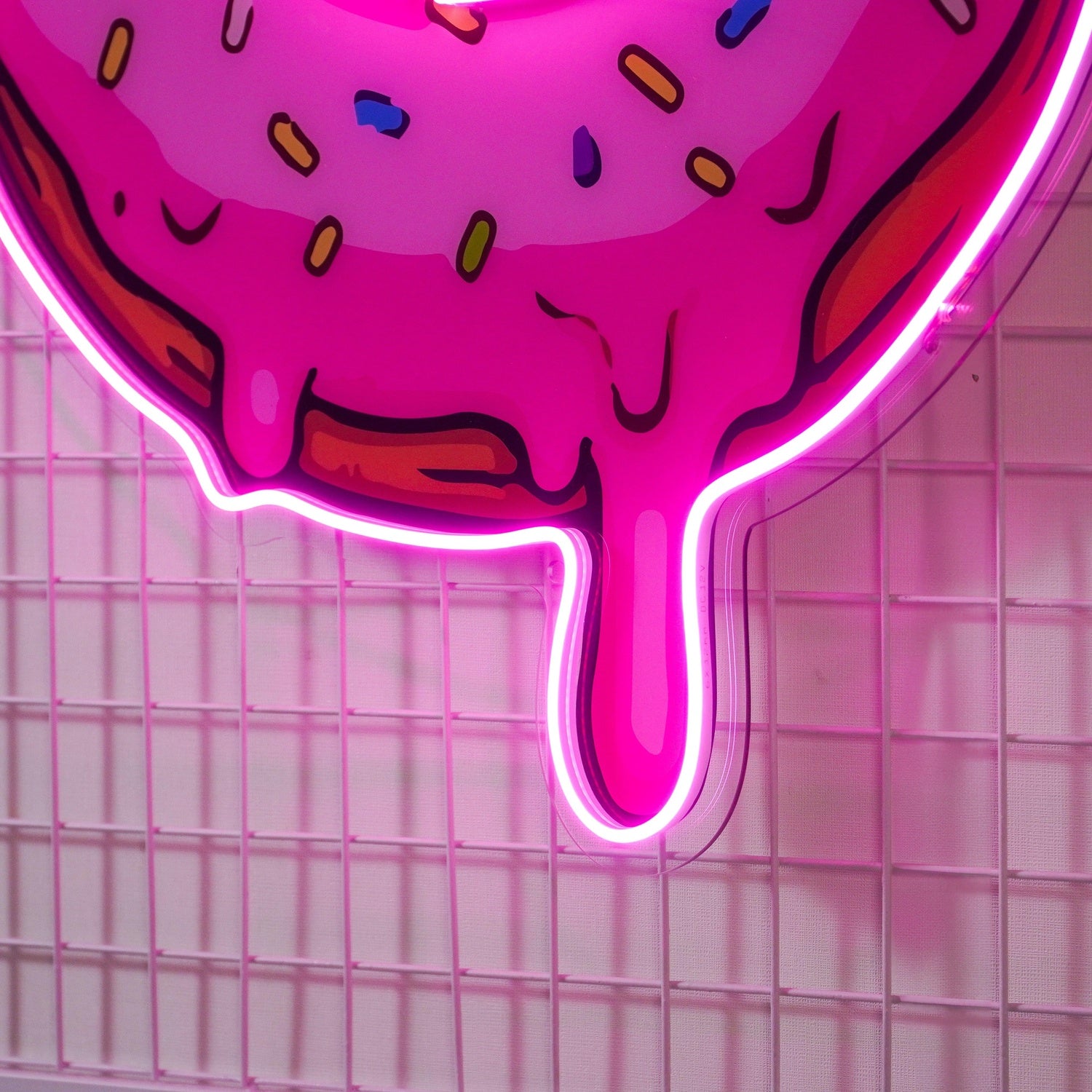 Donut With Multicolor Sprinkles Uv Printed Led Neon Sign For Sweet Shop Home Decor | Shineneon