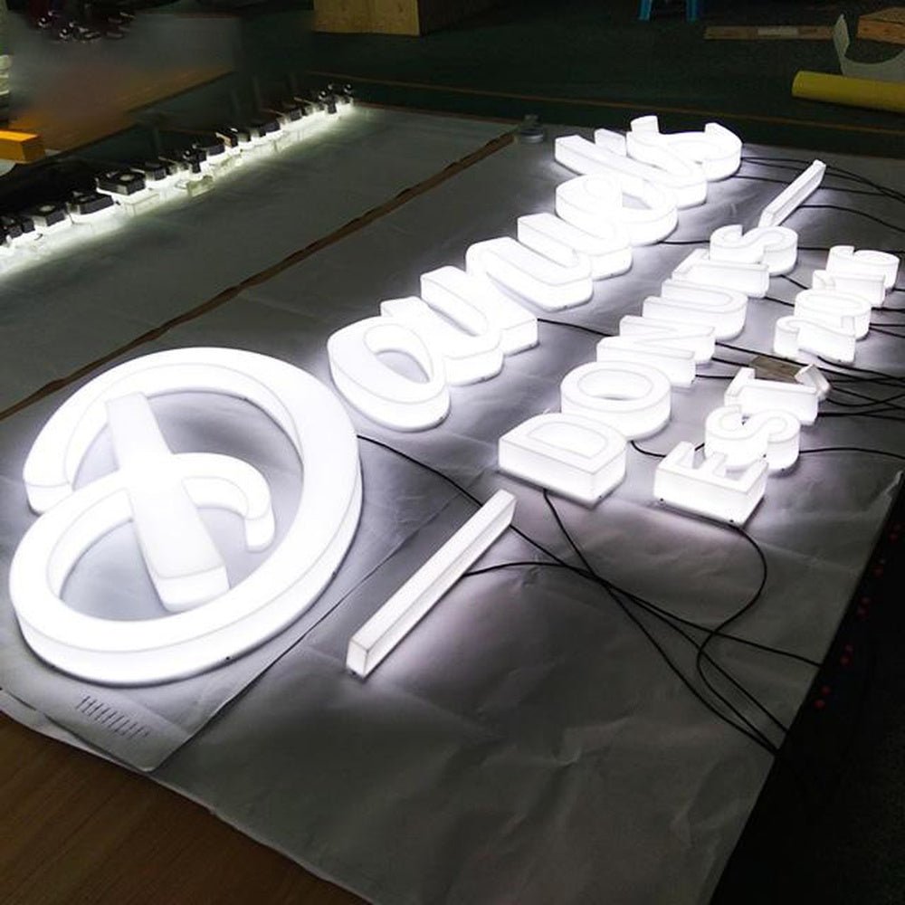 Donuts Donuts Est 2022 3D Fulllit Acrylic Led Letters Sign - Shineneon