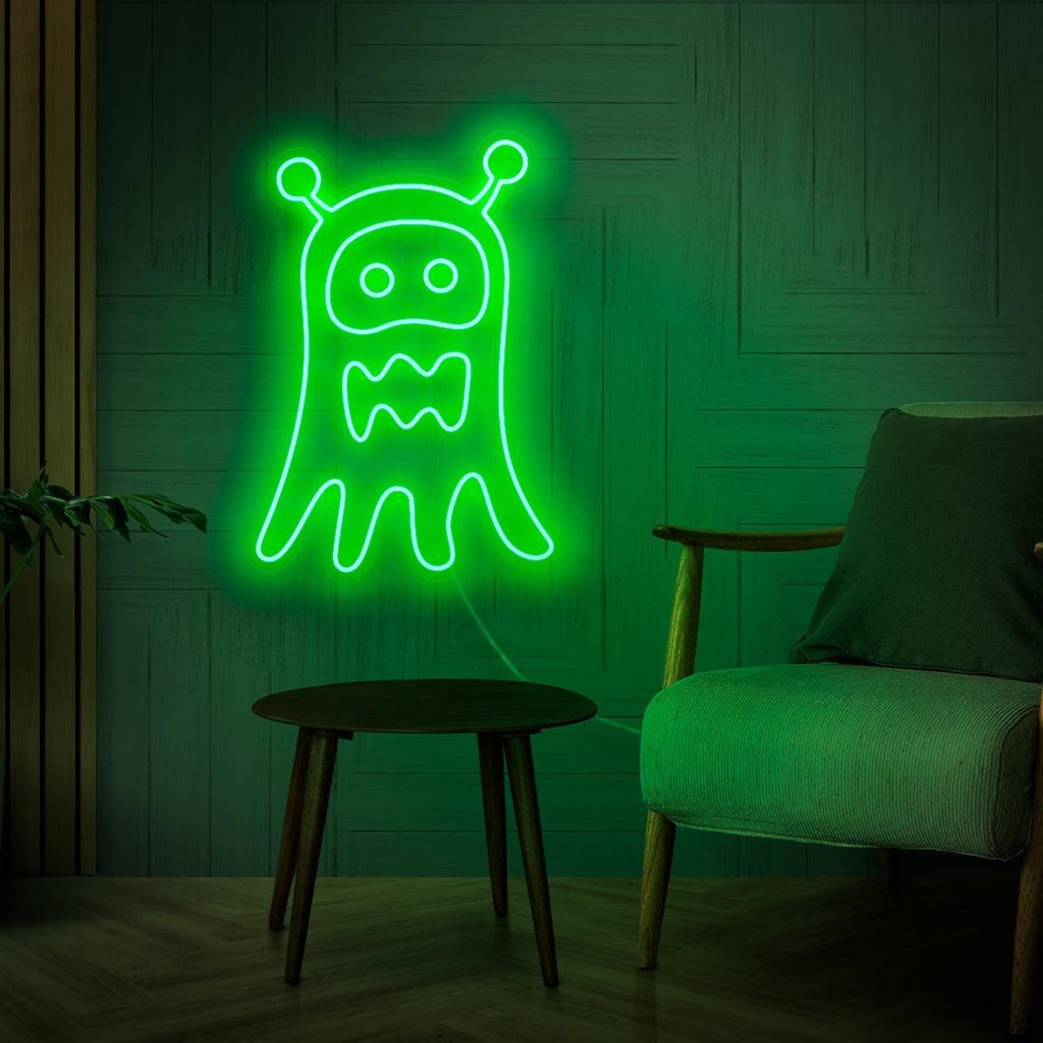 Donuts Ghost Monster Led Neon Sign For Coffee Shop Bakery Wall Decor | Shineneon