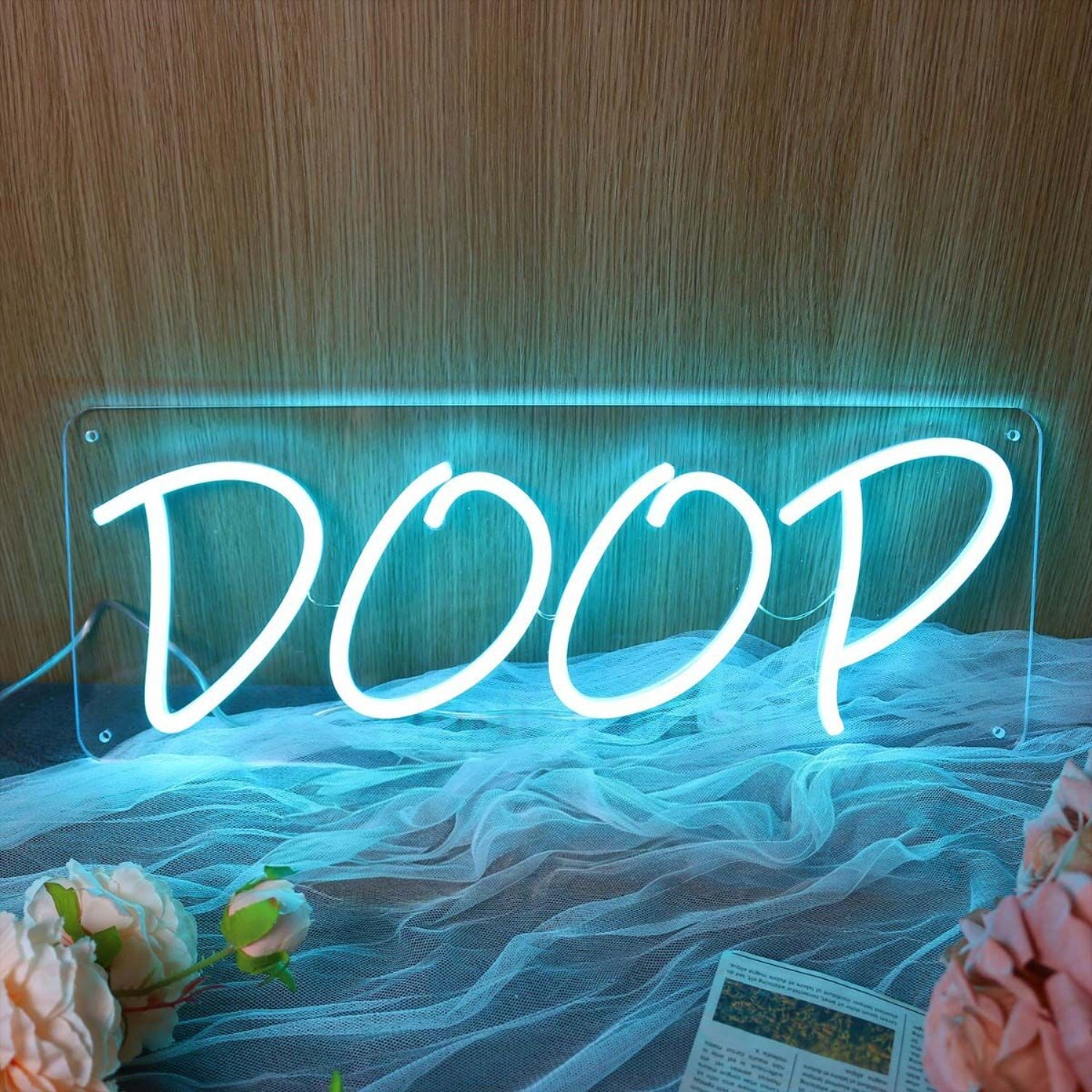 Doop Blue Neon Sign | Shineneon