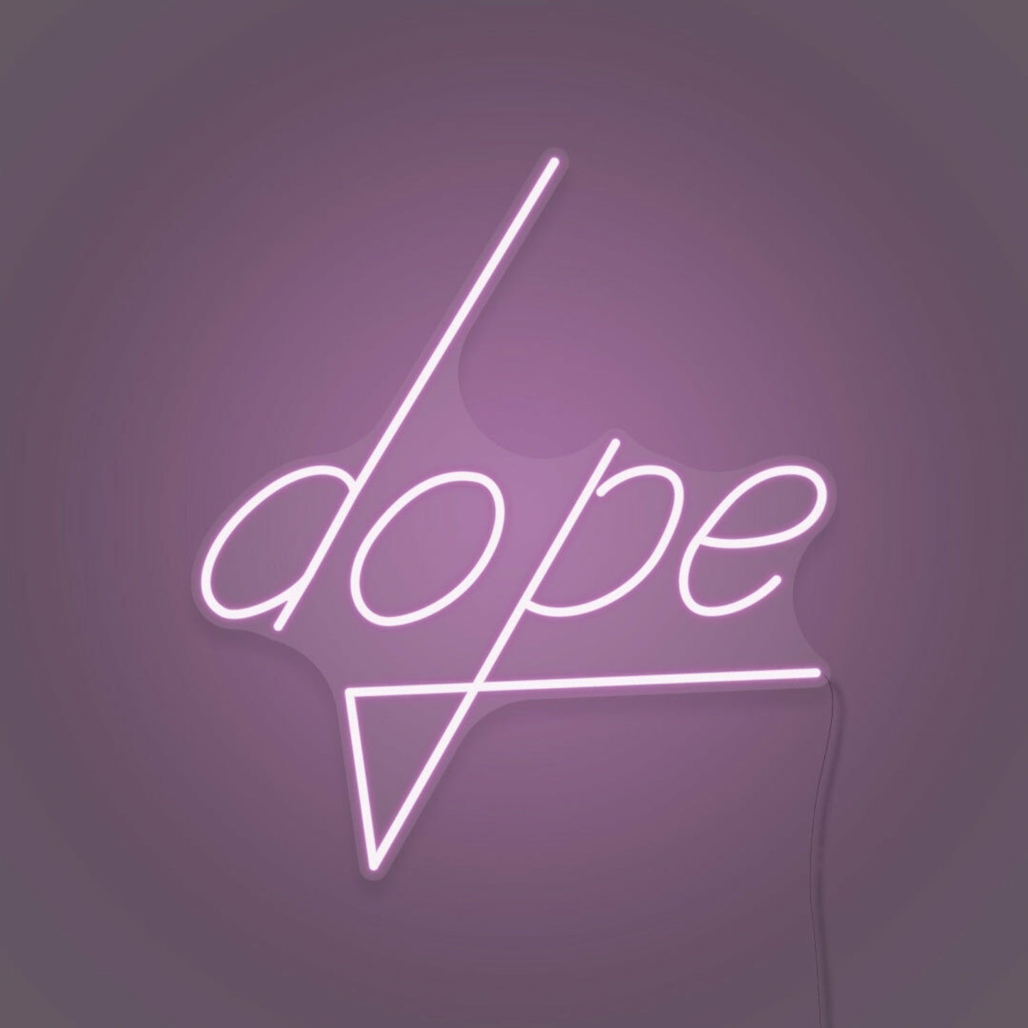 Dope Lettering Neon Cool And Trendy Vibes - Shineneon