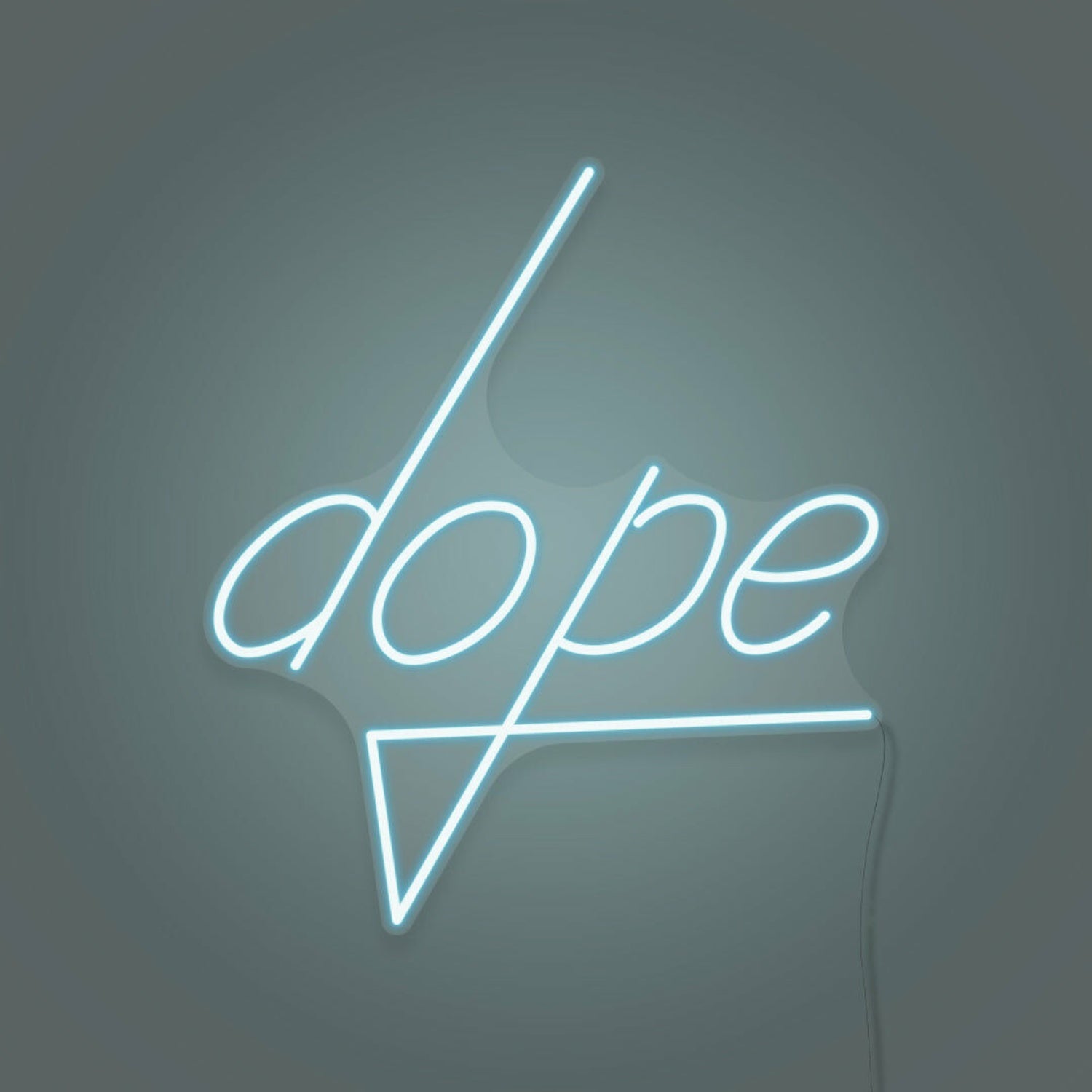 Dope Lettering Neon Cool And Trendy Vibes - Shineneon