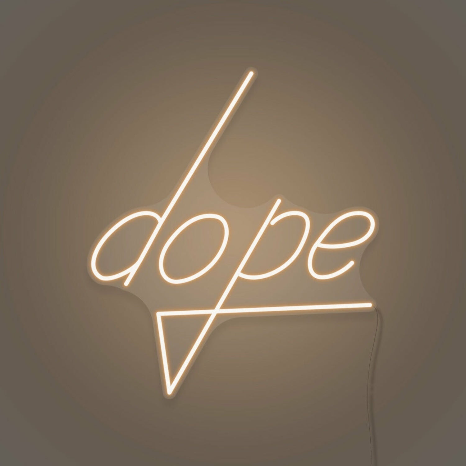 Dope Lettering Neon Cool And Trendy Vibes - Shineneon