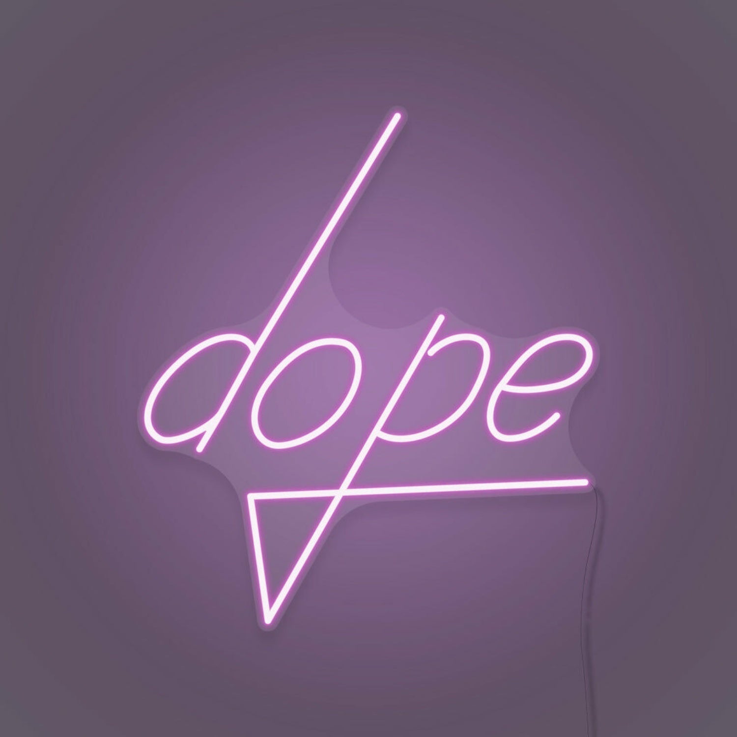Dope Lettering Neon Cool And Trendy Vibes - Shineneon