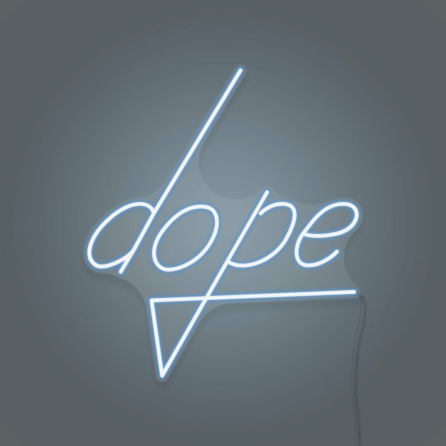 Dope Lettering Neon Cool And Trendy Vibes - Shineneon