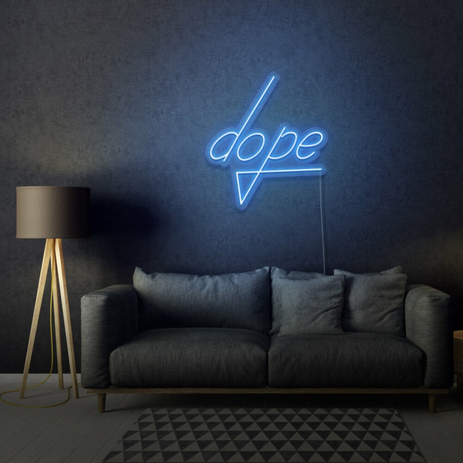 Dope Lettering Neon Cool And Trendy Vibes - Shineneon