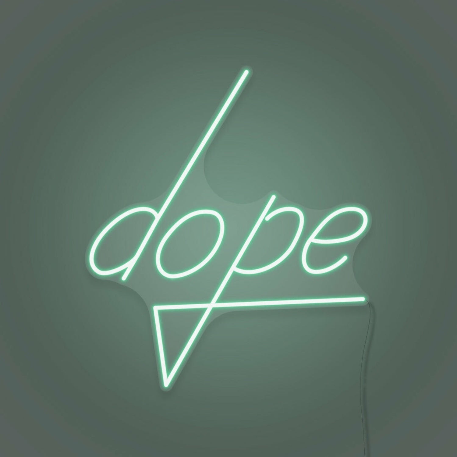 Dope Lettering Neon Cool And Trendy Vibes - Shineneon