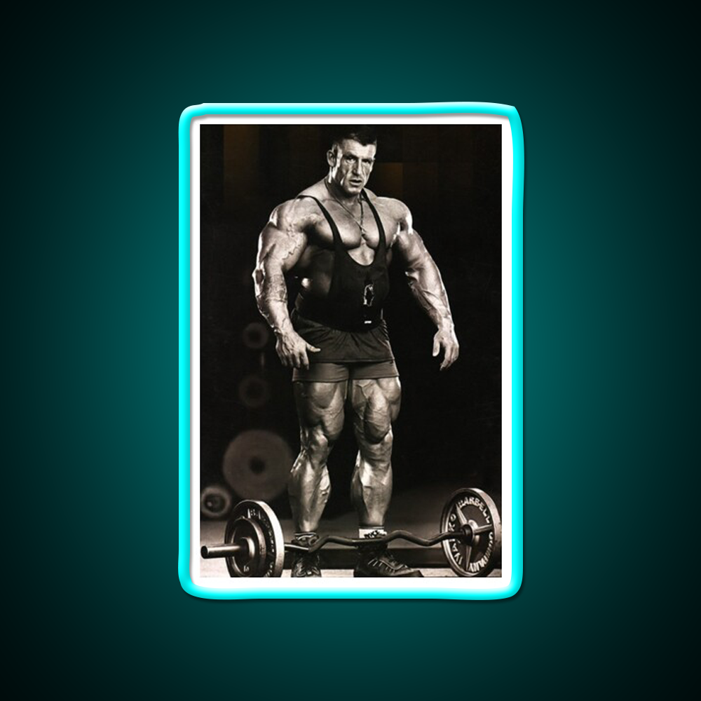 Dorian Yates Bodybuilder Gym Fitness Led Neon Sign Rgb Color