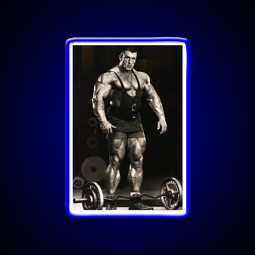 Dorian Yates Bodybuilder Gym Fitness Led Neon Sign Rgb Color