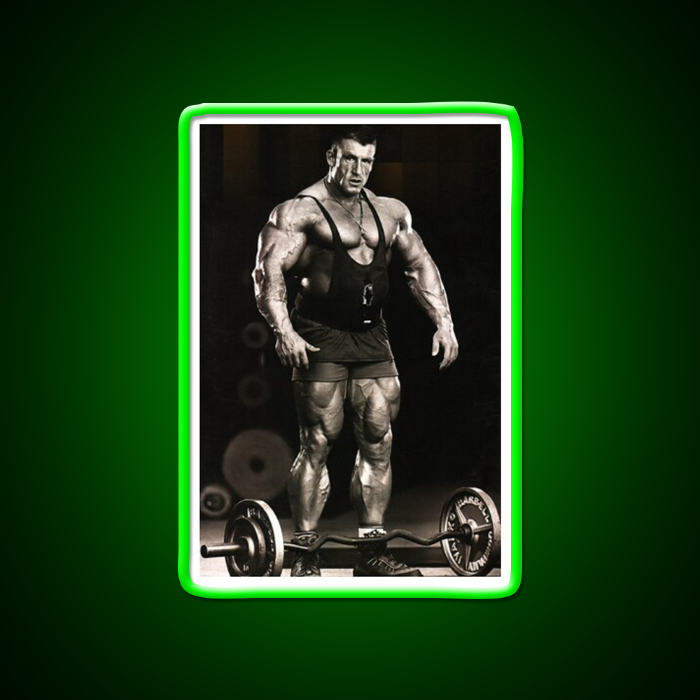 Dorian Yates Bodybuilder Gym Fitness Led Neon Sign Rgb Color