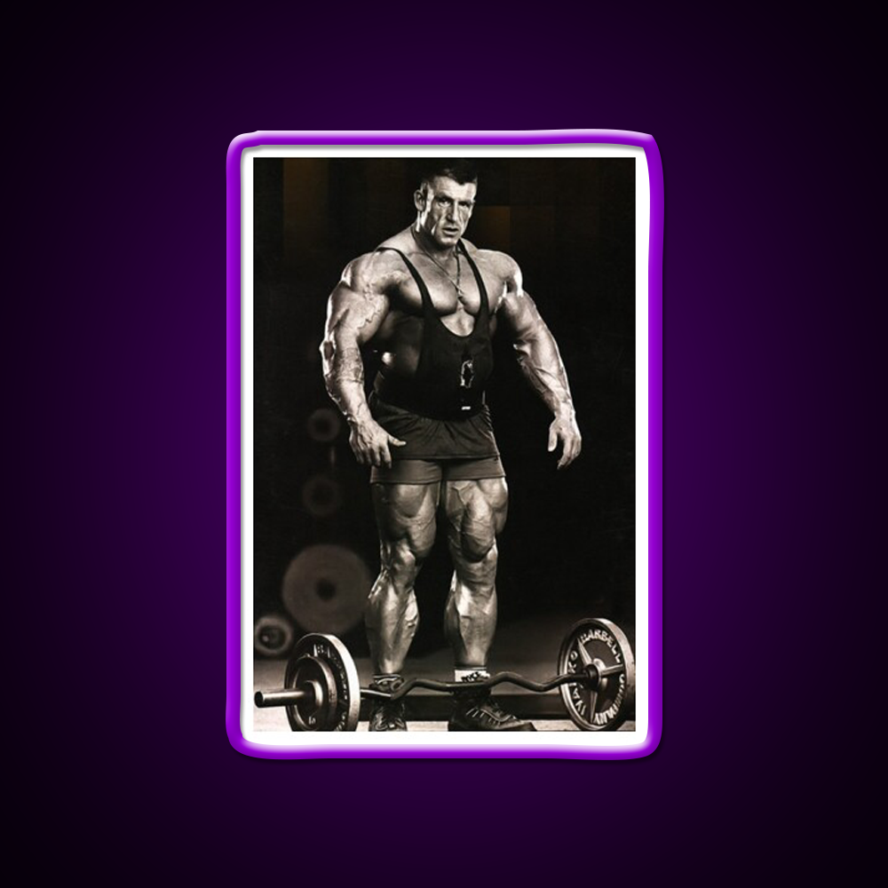 Dorian Yates Bodybuilder Gym Fitness Led Neon Sign Rgb Color