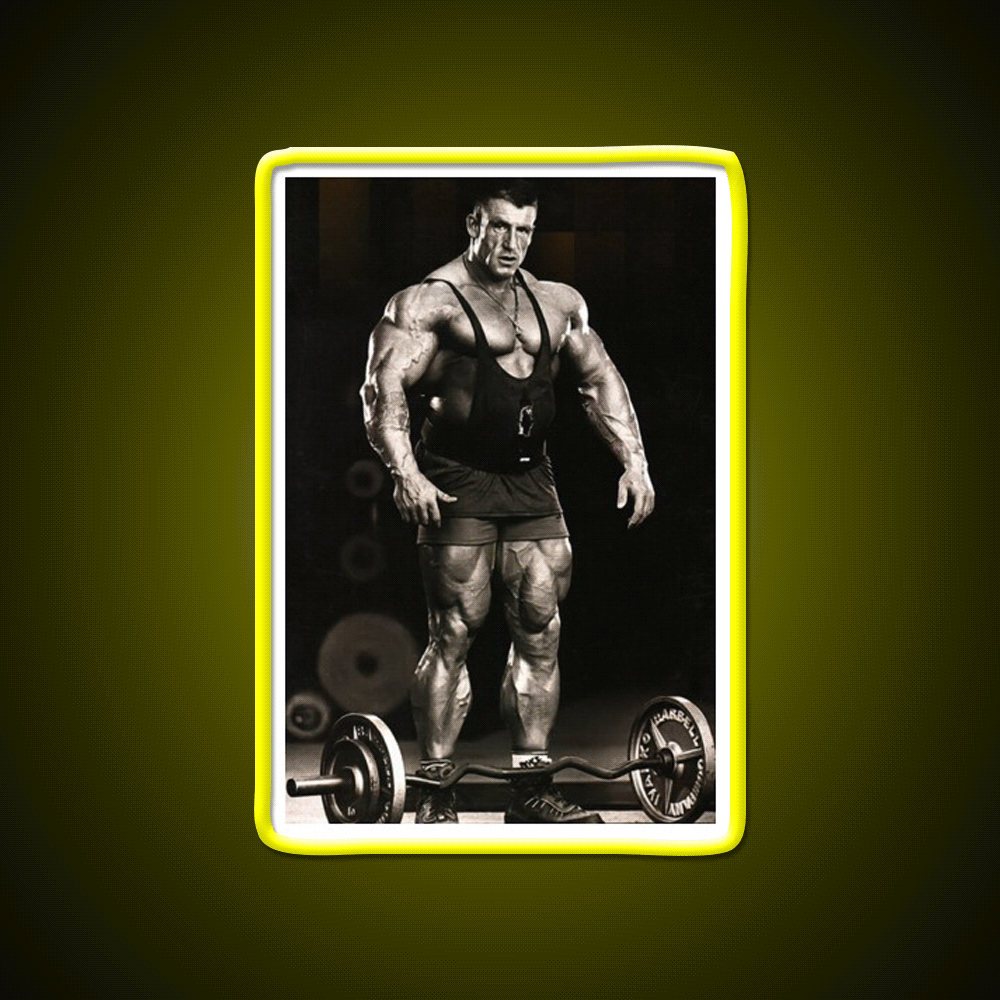 Dorian Yates Bodybuilder Gym Fitness Led Neon Sign Rgb Color