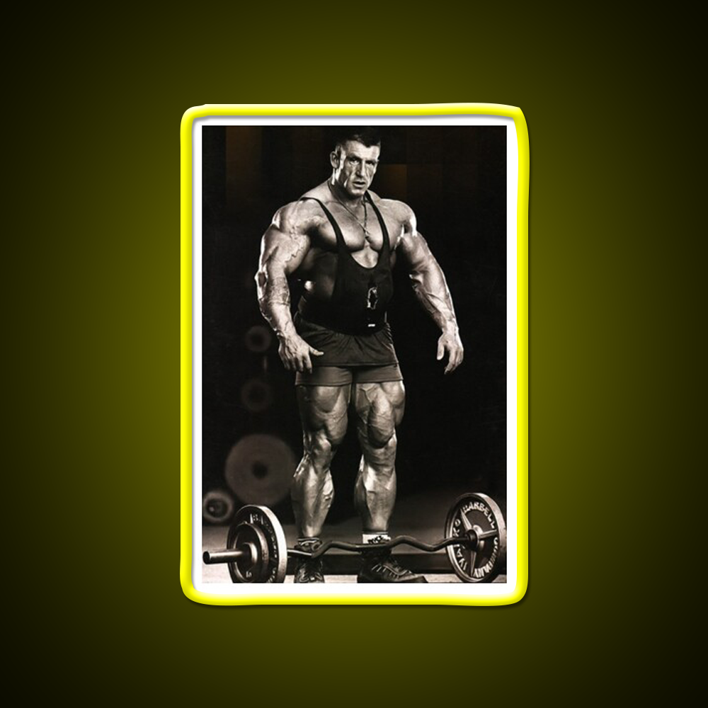 Dorian Yates Bodybuilder Gym Fitness Led Neon Sign Rgb Color