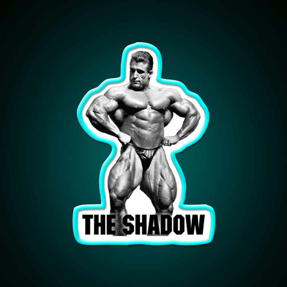 Dorian Yates The Shadow Ns Gym Fitness Led Neon Sign Rgb Color