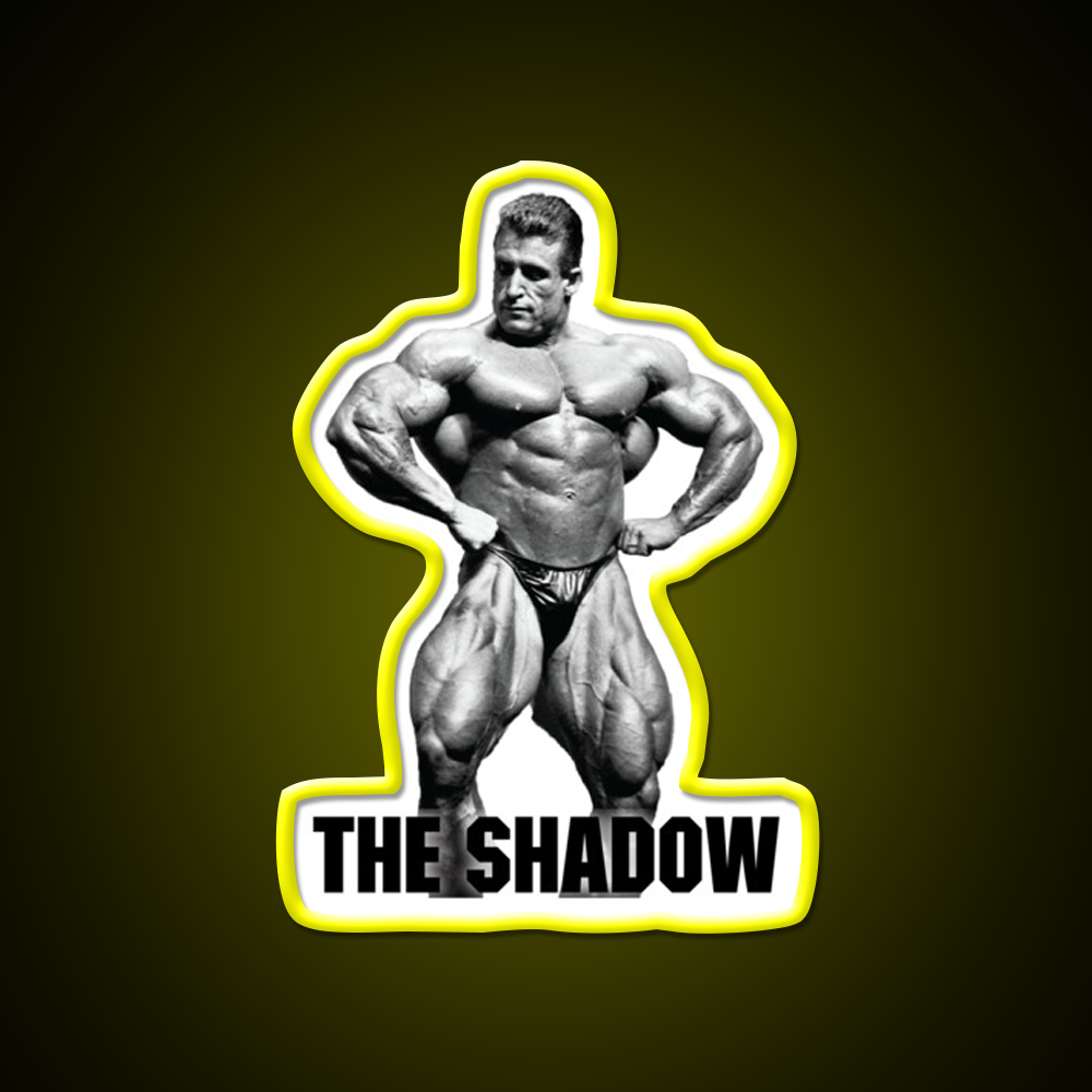 Dorian Yates The Shadow Ns Gym Fitness Led Neon Sign Rgb Color