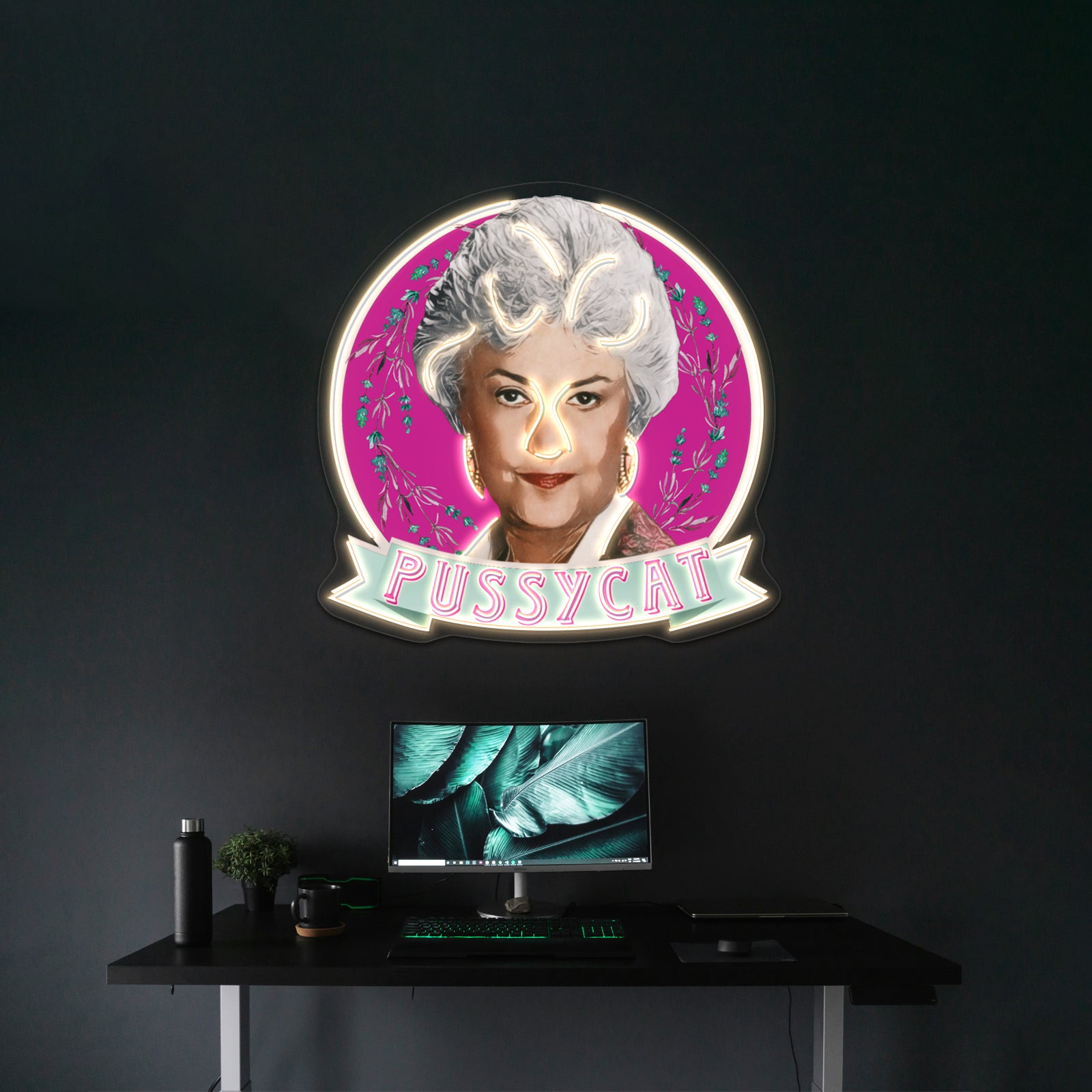 Dorothy Zbornak Pussycat Artwork Custom Neon Led Sign | Shineneon