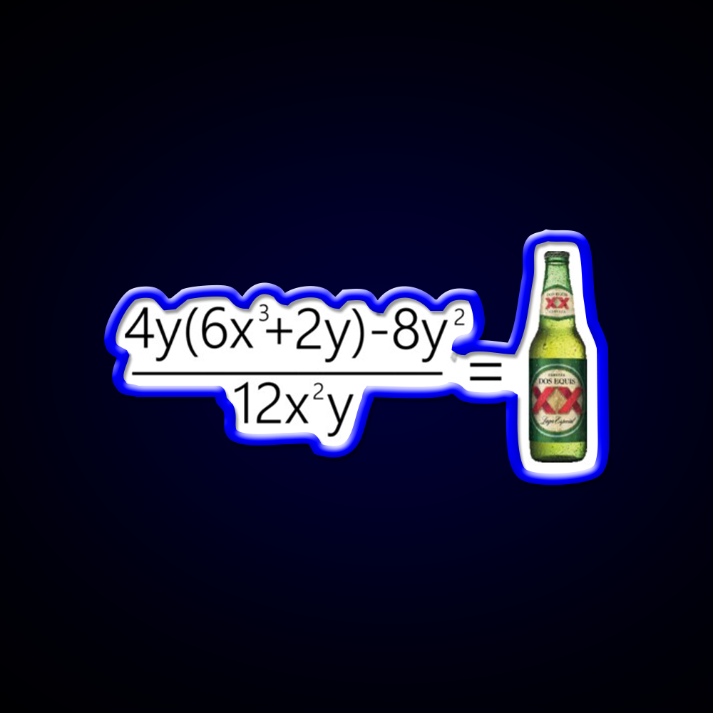 Dos Equis Beer Bar Decor Led Neon Sign Rgb Color