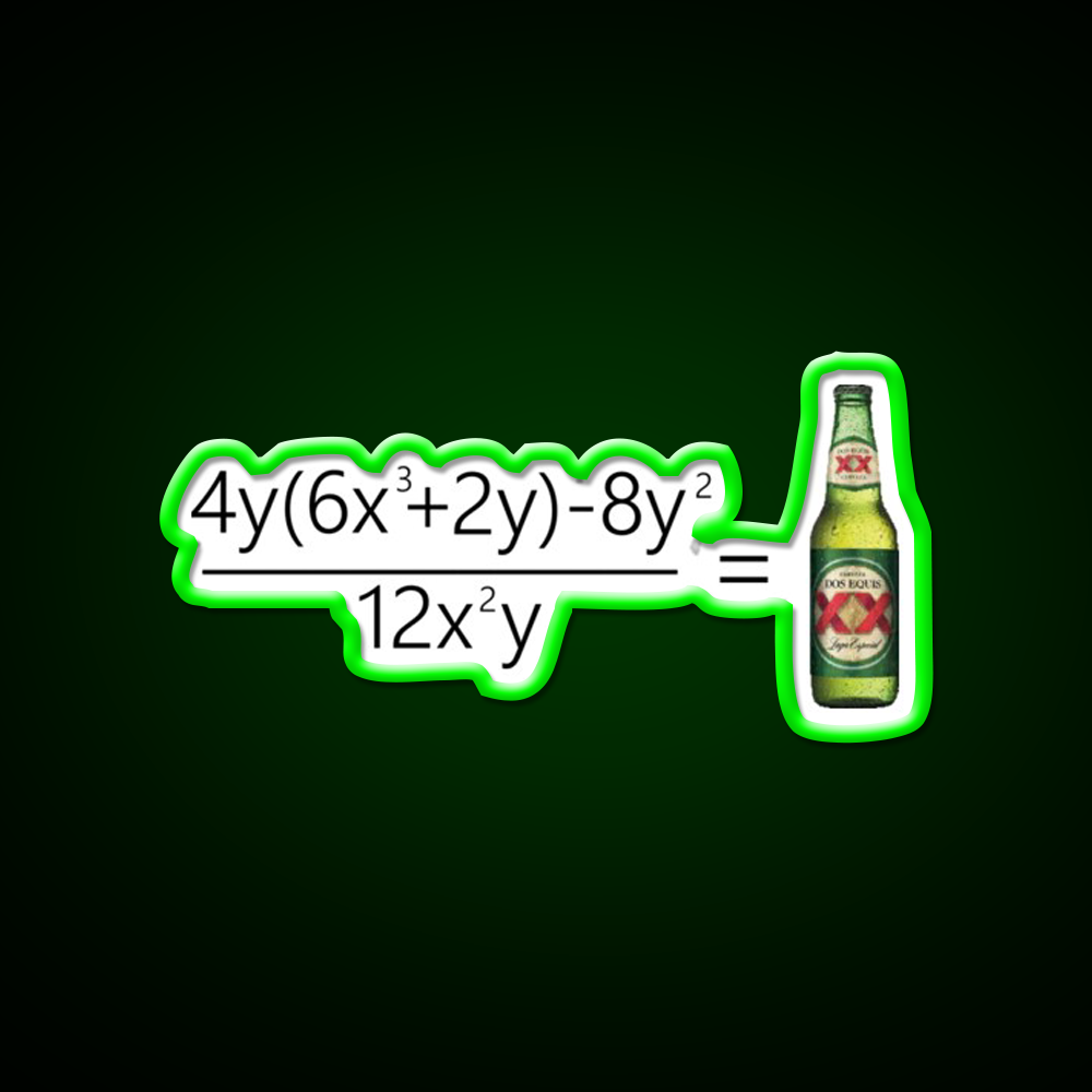 Dos Equis Beer Bar Decor Led Neon Sign Rgb Color