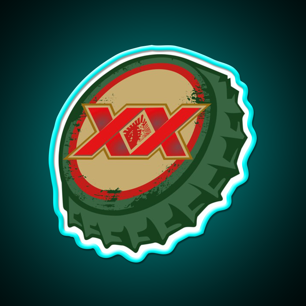 Dos Equis Mexican Beer Cap Beer Bar Decor Led Neon Sign Rgb Color