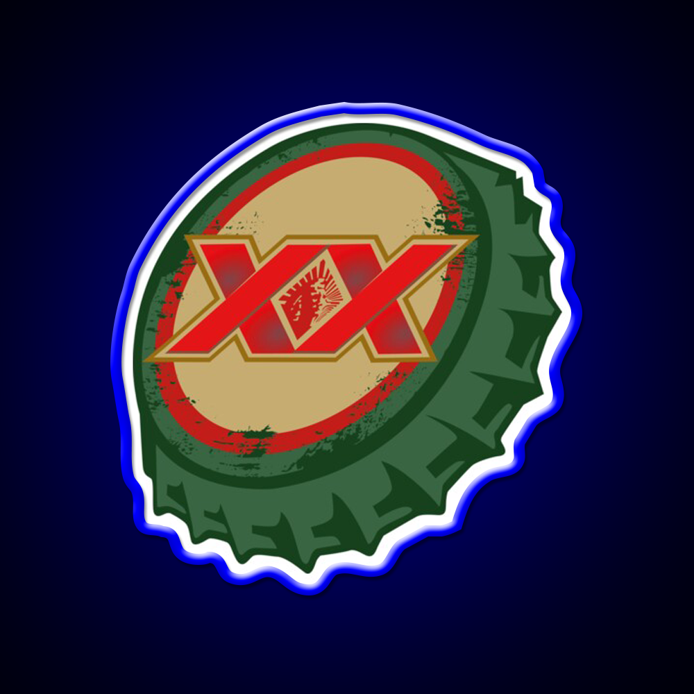 Dos Equis Mexican Beer Cap Beer Bar Decor Led Neon Sign Rgb Color