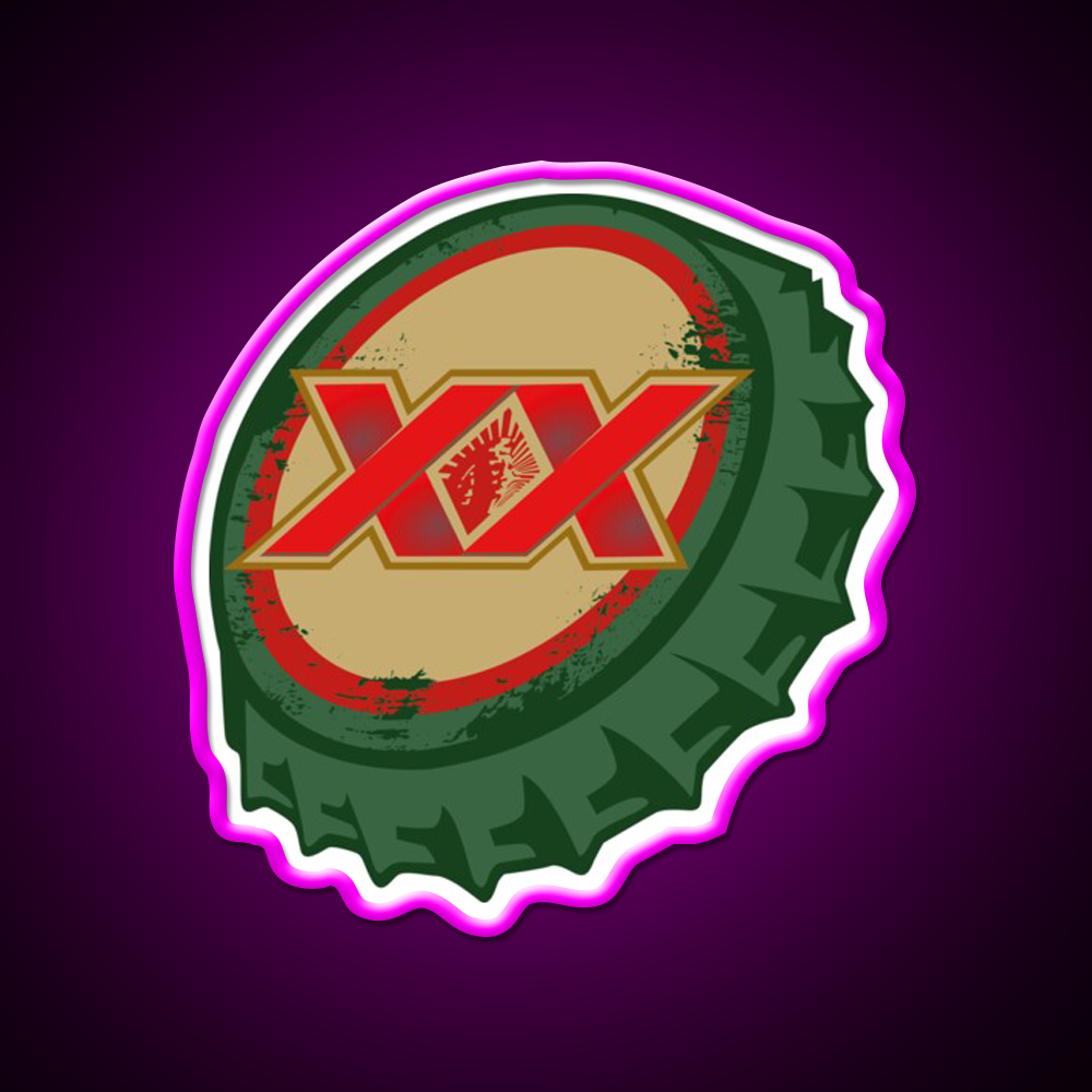 Dos Equis Mexican Beer Cap Beer Bar Decor Led Neon Sign Rgb Color