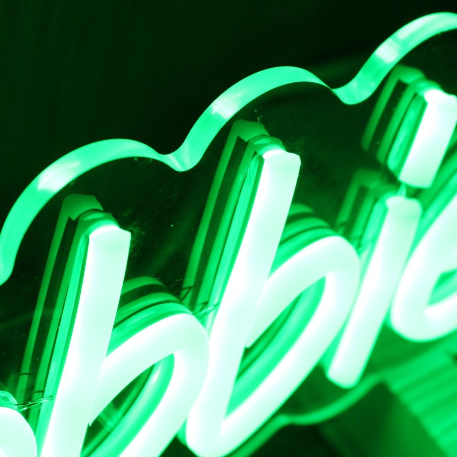Double B Hobbies Green Led Neon Sign - Shineneon