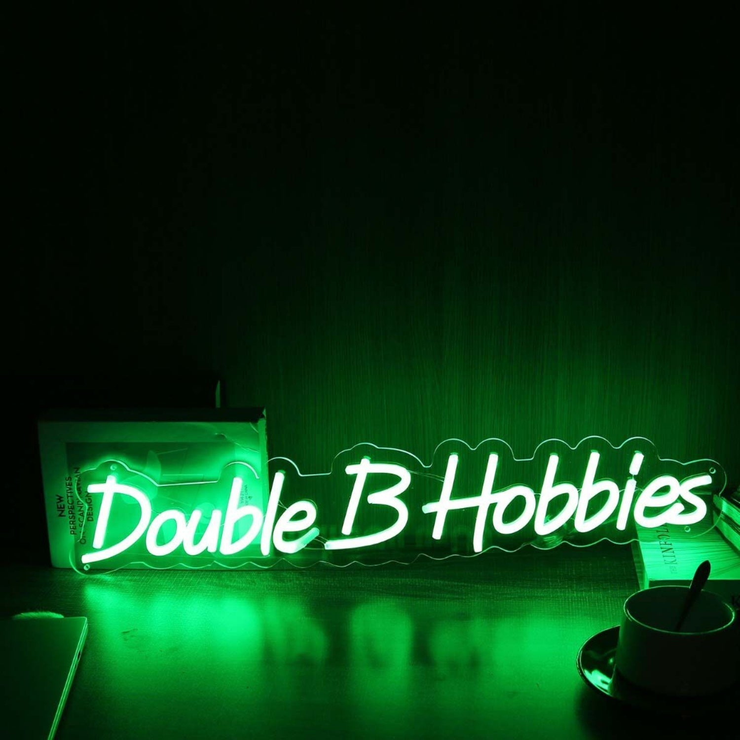 Double B Hobbies Green Led Neon Sign - Shineneon