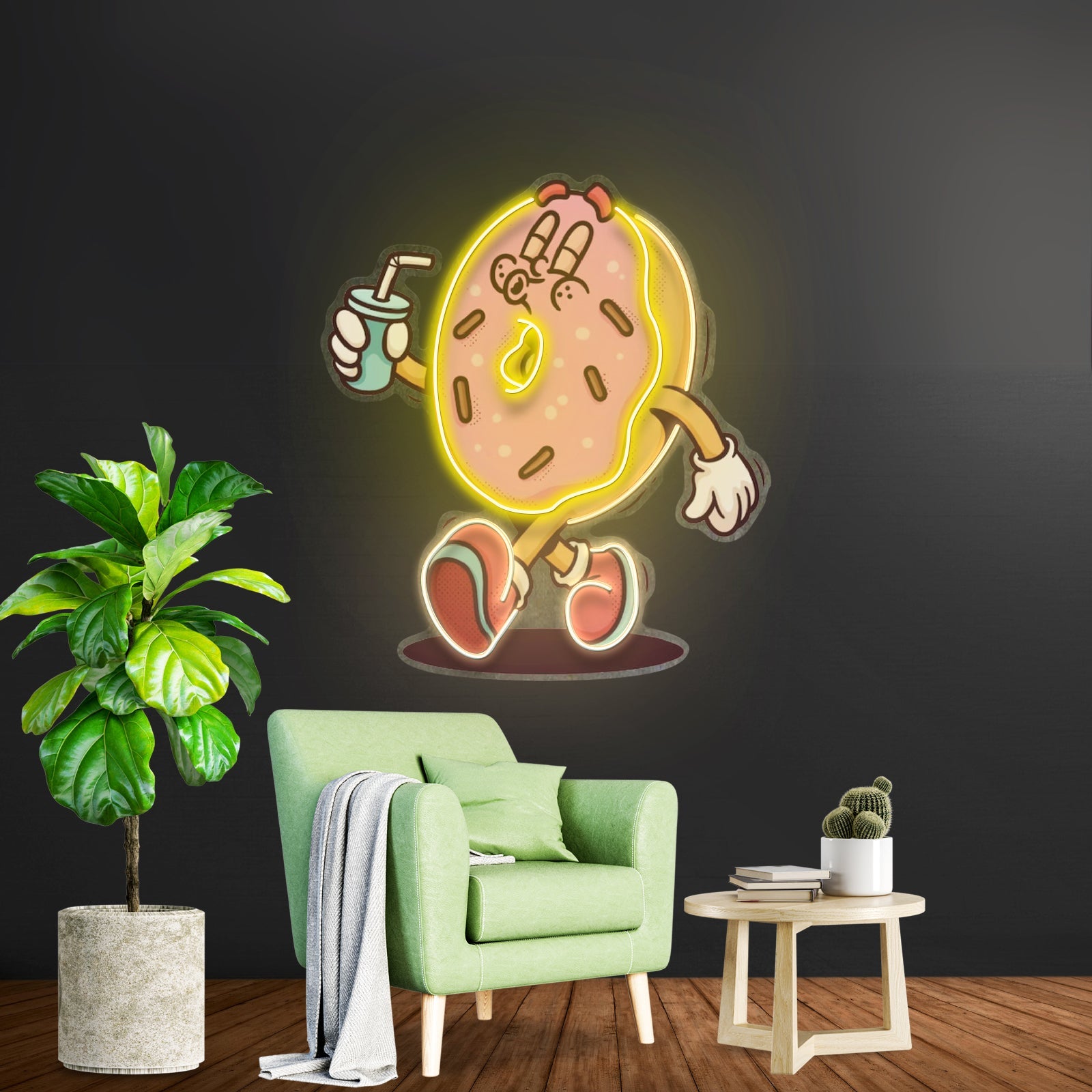 Double Happiness Chinese Words Artistic Design Wall Art Led Signs - Shineneon