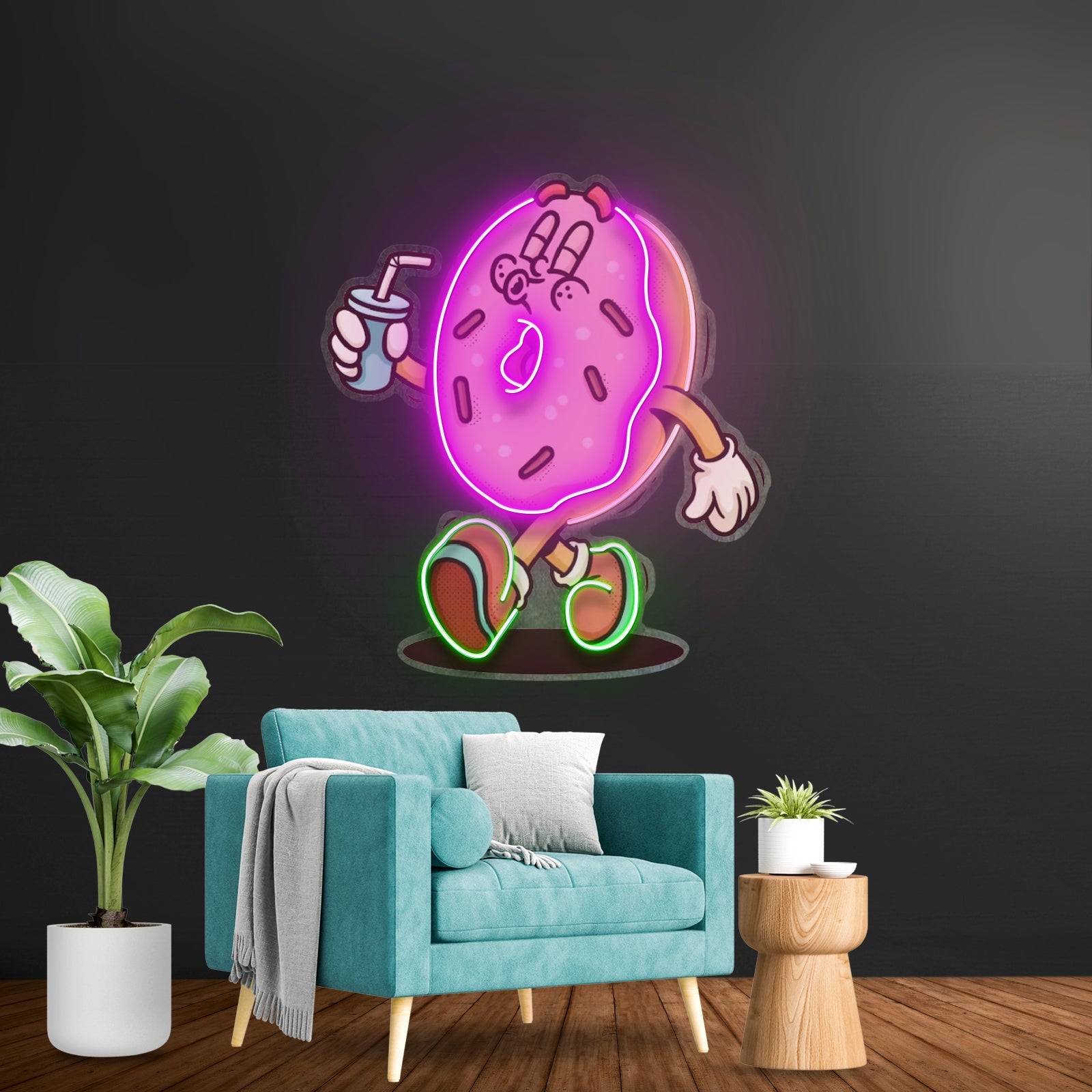 Double Happiness Chinese Words Artistic Design Wall Art Led Signs - Shineneon