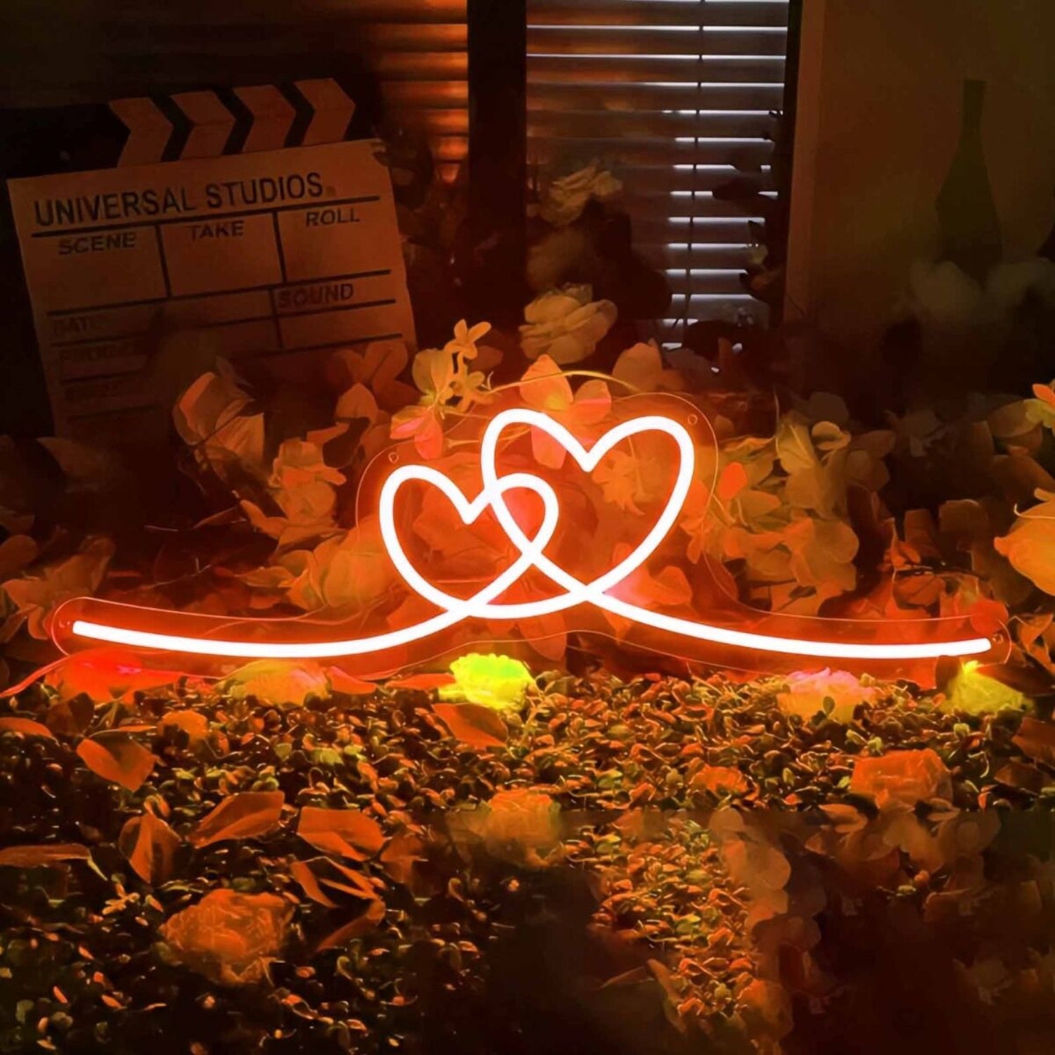 Double Heart Neon Sign | Shineneon