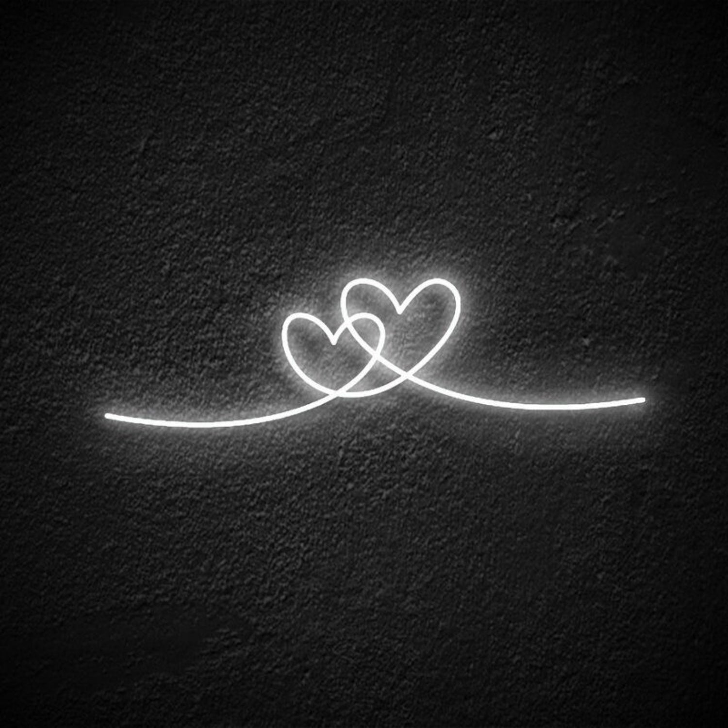 Double Heart Neon Sign For Romantic Settings | Shineneon