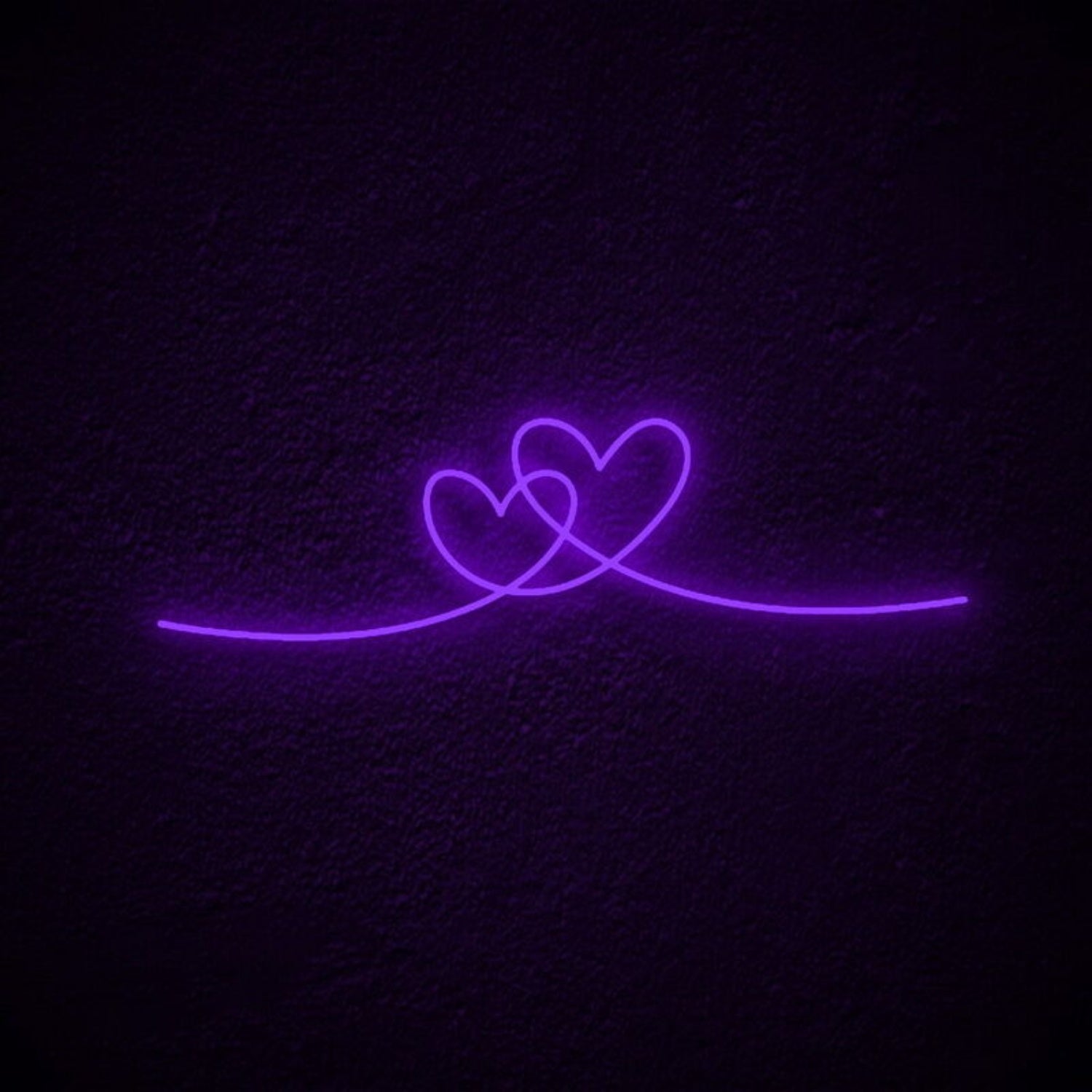 Double Heart Neon Sign For Romantic Settings | Shineneon