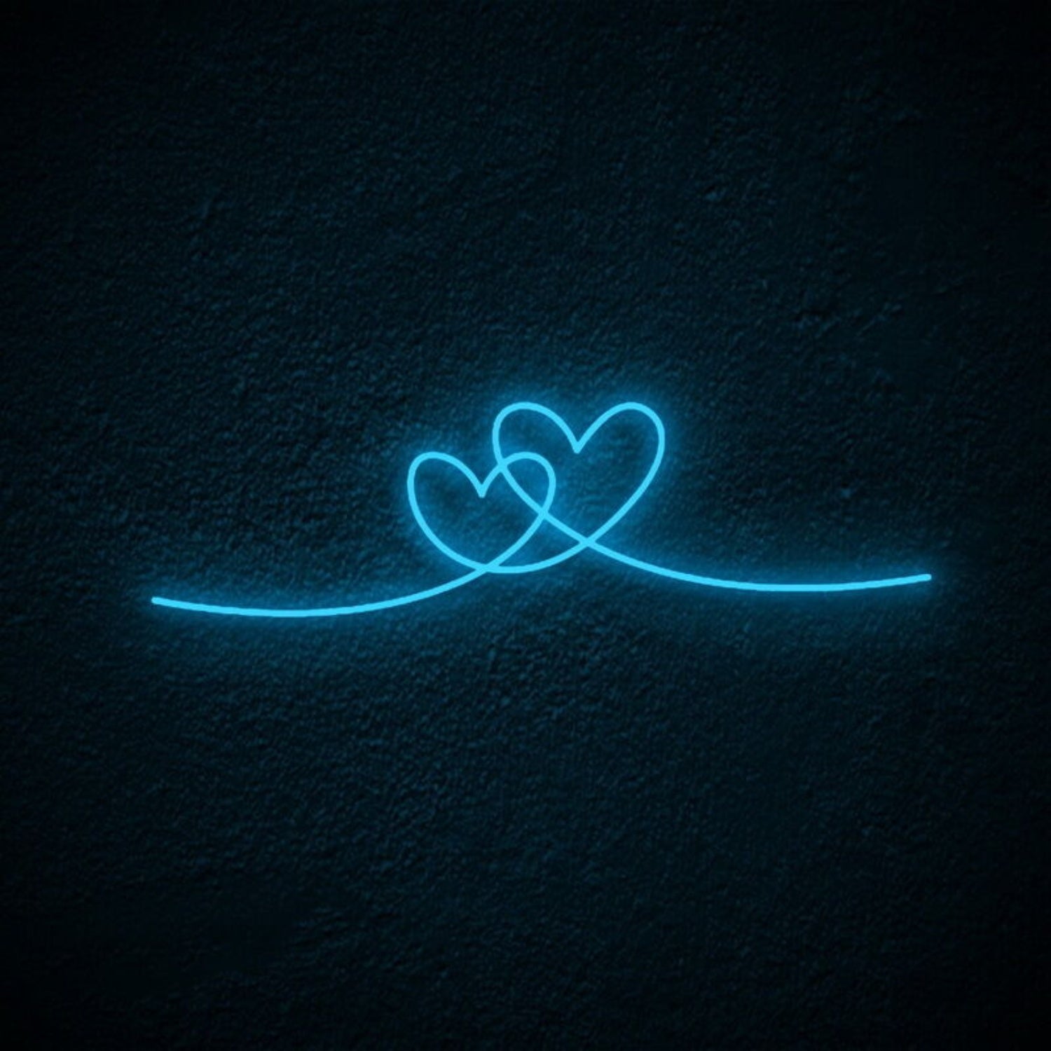 Double Heart Neon Sign For Romantic Settings | Shineneon