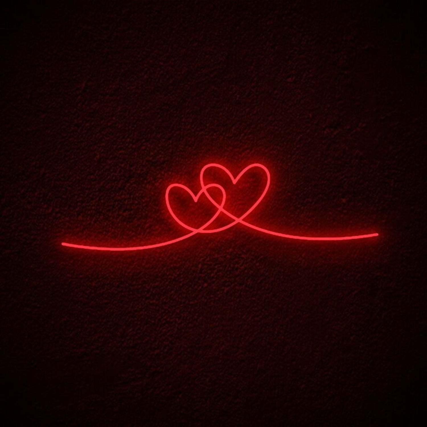 Double Heart Neon Sign For Romantic Settings | Shineneon